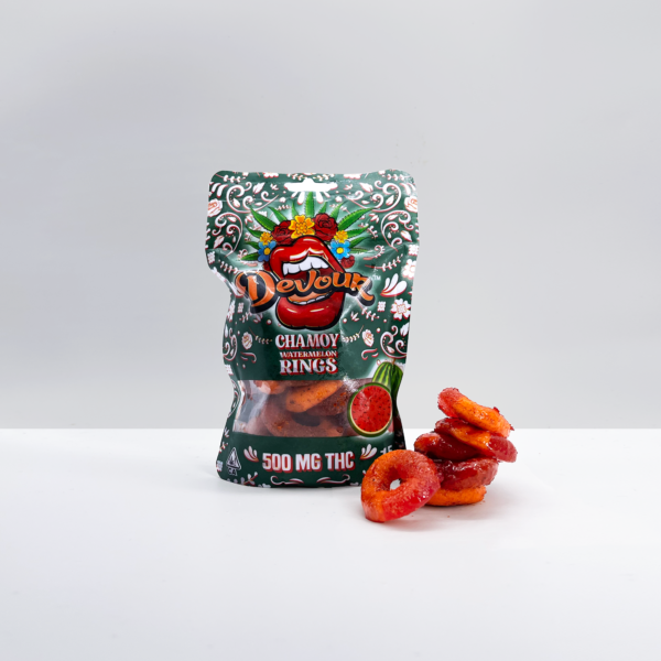 our store is the ideal place to get devour edibles at the best prices. Devour Gummy Chamoy Watermelon are one of the many flavors we have.