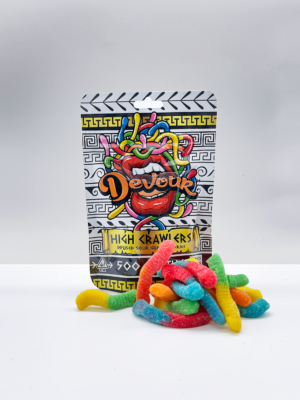 Devour Gummy High Crawlers, devour edibles 500mg
